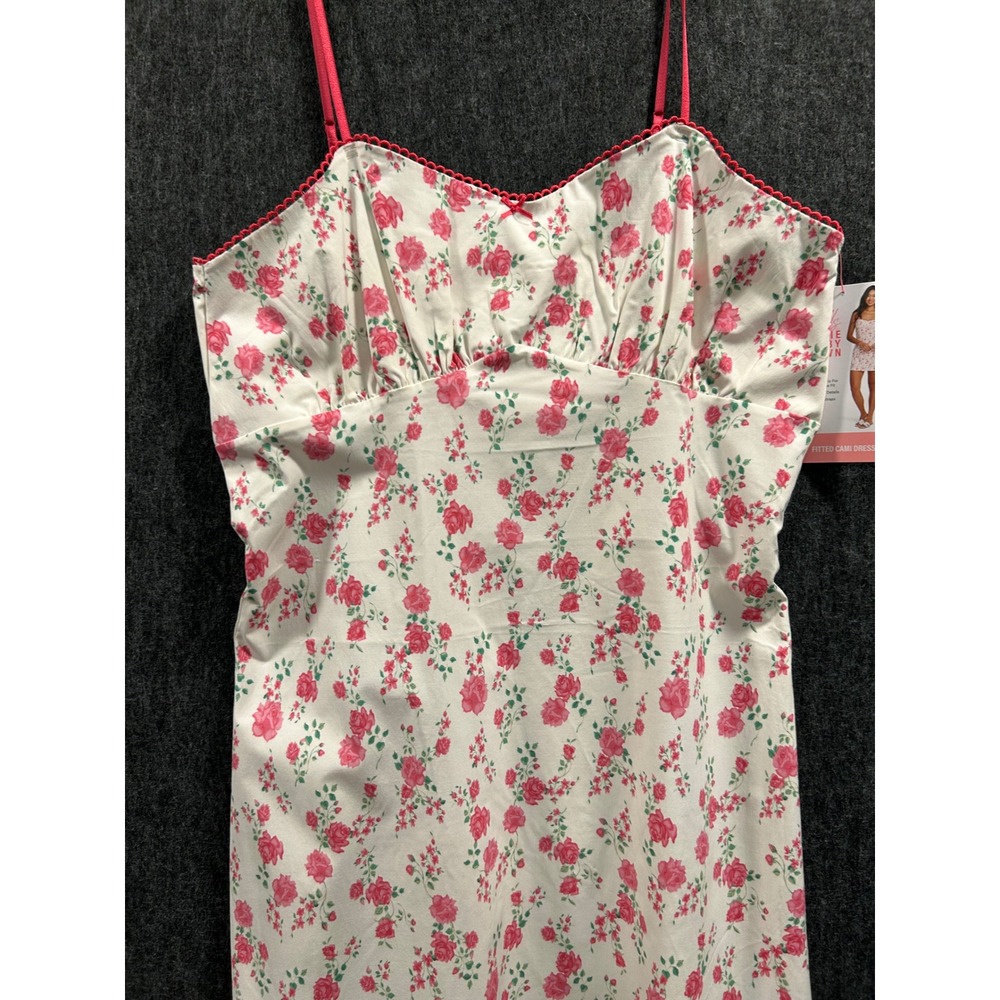 Mills by Millie Bobby Brown Pink Tossed Rose Floral Fitted Cami Mini Dress XL